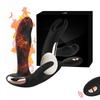 Массажер простаты с дистанционным управлением, нагревом, анальной вибрацией, анальная пробка, мастурбатор, игрушки для взрослых