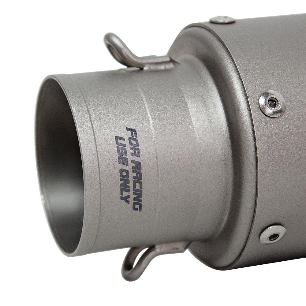 SC Выхлопная труба из титанового сплава, задняя часть с сетчатым отверстием для мотоциклов и скутеров - 60 мм