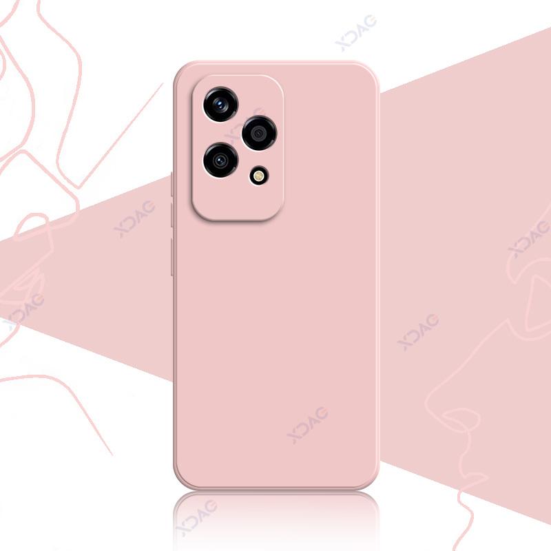 Роскошные чехлы для мобильных телефонов Honor 200 Lite Honor200Lite 5G 360 Мягкий квадратный жидкий силиконовый защитный чехол для телефона Coque