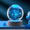 6 см 3D хрустальный шар хрустальная планета гравированная лазером солнечная система астрономический глобус подарок на день рождения стеклянный шар сфера украшение для дома