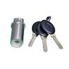 MIWA (Miwa Lock) PR Cylinder, RA Type, MCY-226, Stainless Steel Hairline, Compatible with Door Thicknesses of 35-38mm