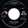 7-дюймовая пластинка STEVE & EYDIE - Dear World 479656 RCA Victor 1968 Канада Поп Б/У