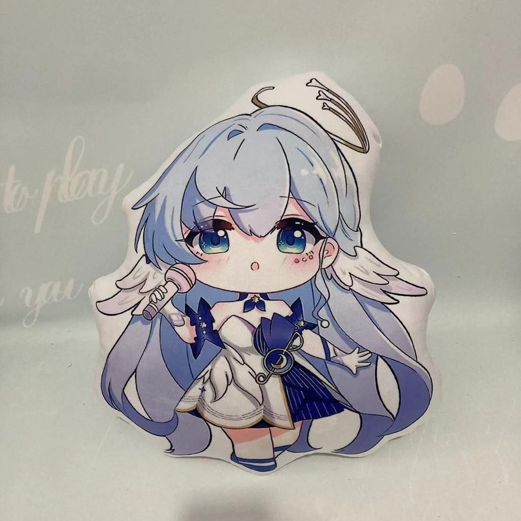 Аниме Honkai Star Rail Плюшевая подушка Мягкий кристальный вельвет Подушка для обнимания 45 см