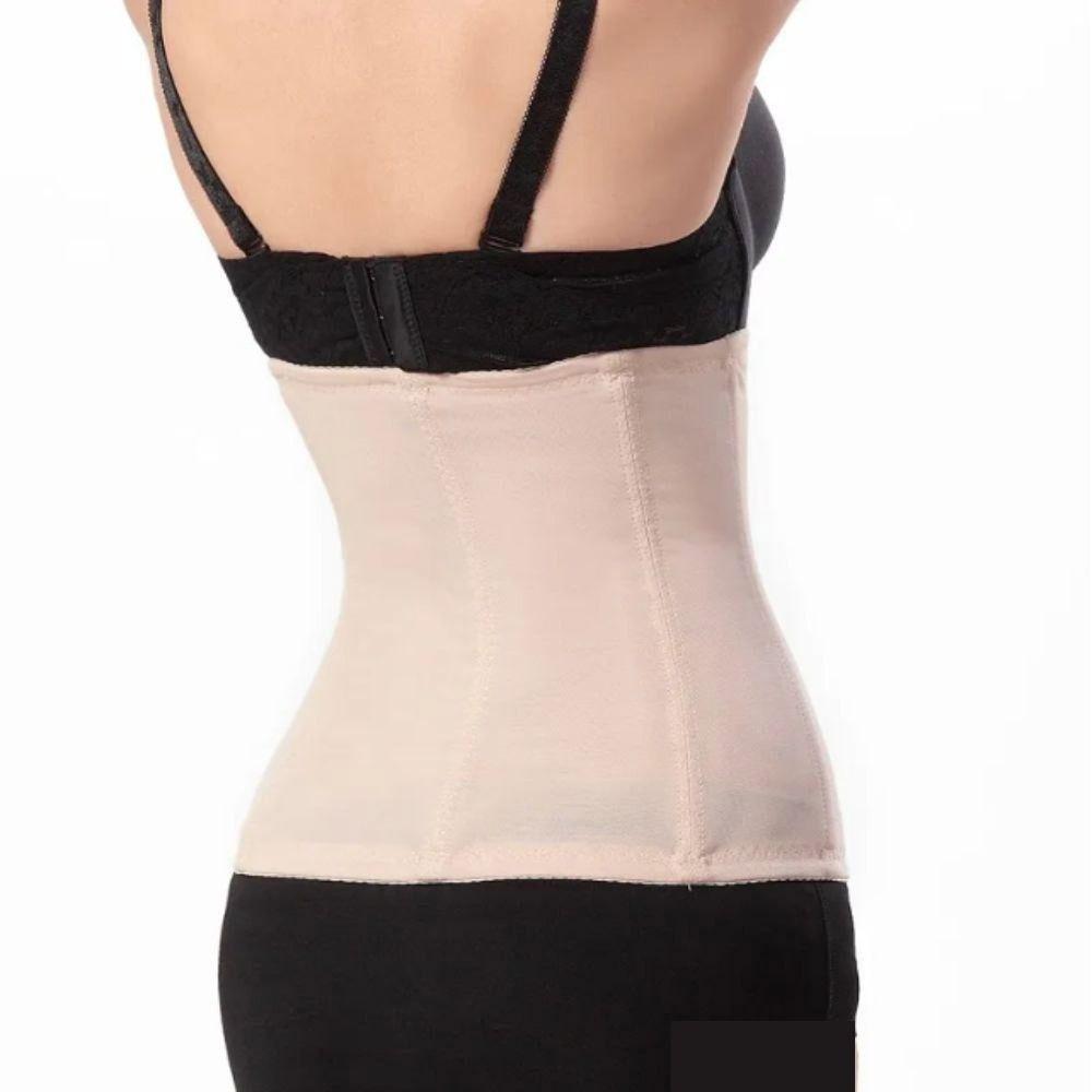Дышащий сетчатый корсет для талии Стальные косточки Тренажер для талии Утягивающий пояс Пояс для похудения живота Повседневная носка