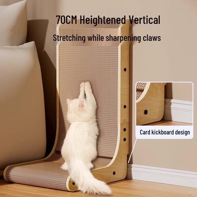 Jingzhou L-Shaped Vertical Cat Wall Scratcher