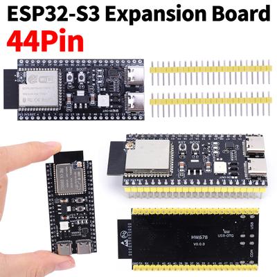 Двухпортовая Type-C плата разработки ESP32-S3 2,4 ГГц Wi-Fi модуль для Arduino ESP IDF ESP32-S3-WROOM-1 N8R2 N16R8 44 контакта 8 МБ PSRAM ESP32 S3