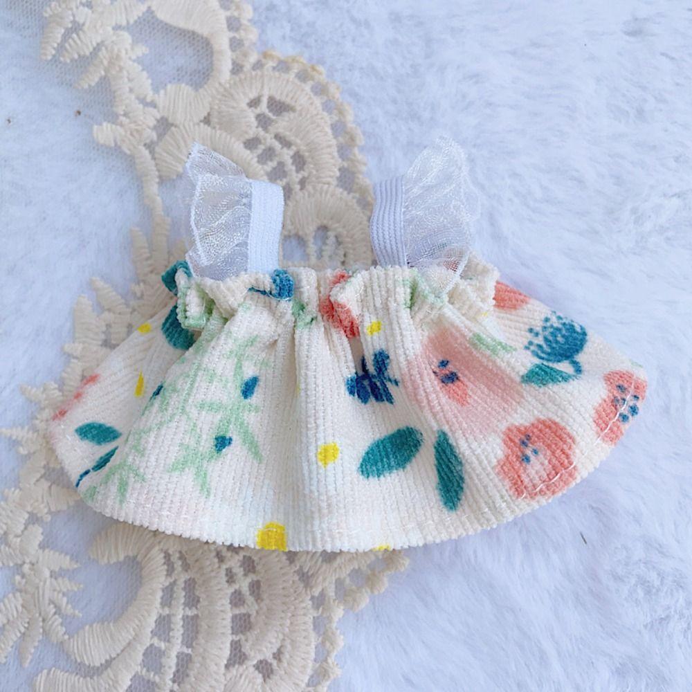 Украшение для одежды Кукла Милая одежда Милые модные платья Юбка Для 10 см хлопковой куклы