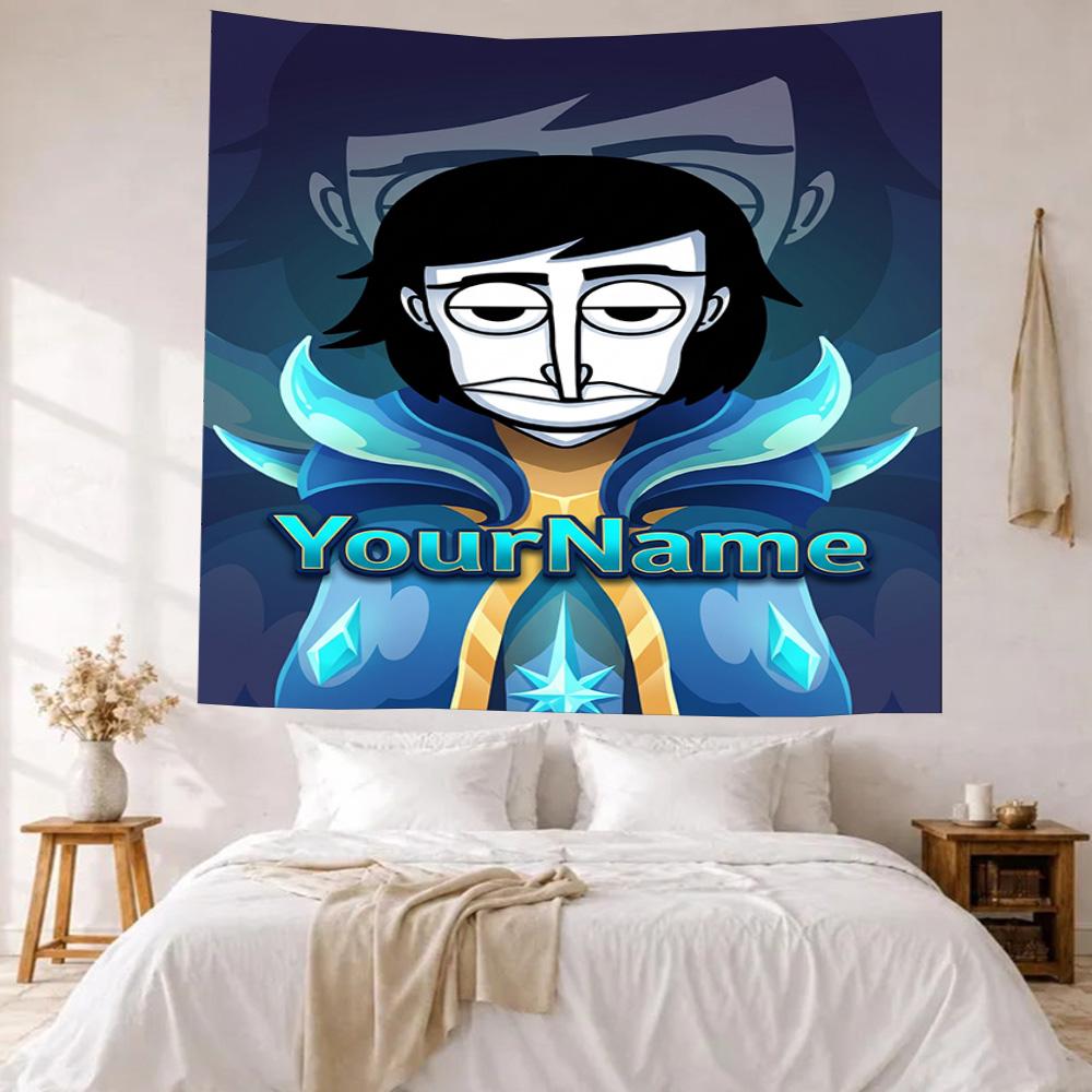 Incredibox Custom Your Name Wall Decor Tapestry Art For Pet Memorial Birthdaywedding Party Backdrop Family Gift