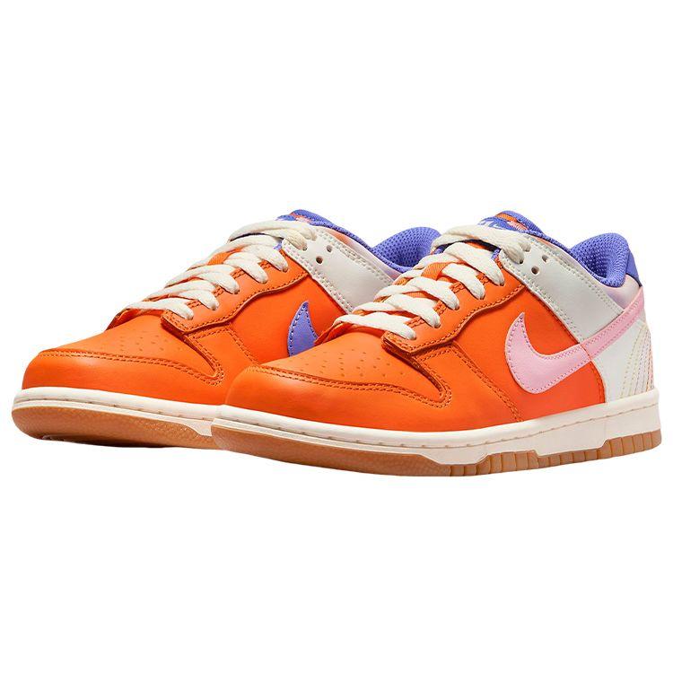 Nike Детские кроссовки Dunk Low SE GS Everything You Need Оранжевый безопасный-оранжевый средне-мягко-розовый FN0600-801