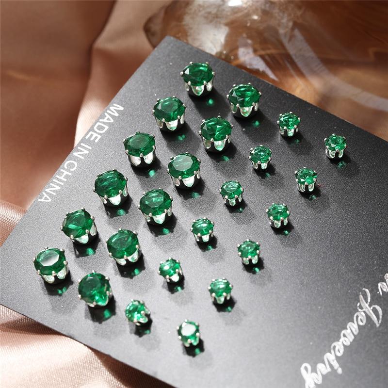 17 км модные металлические серьги-гвоздики с жемчугом, комплект для женщин, винтажные серьги золотого цвета, круглые и квадратные серьги, набор серег, подарки, ювелирные изделия