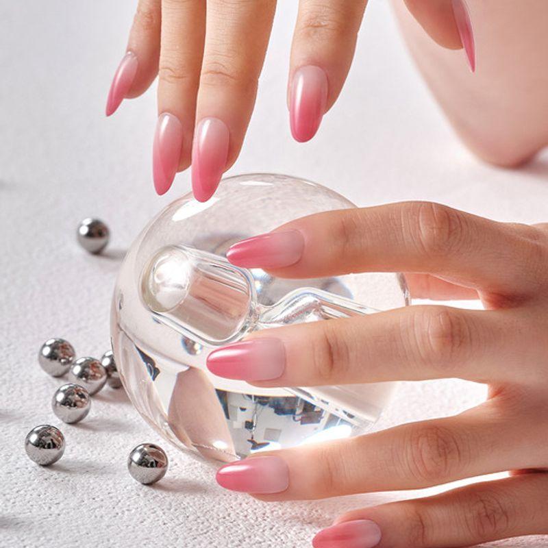 MUZMAK Reusable Nail Tips Berry Ade (Almond)