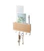 Yamazaki Jitsugyo Magnetic Key Hook with Holder Rin Natural 2730