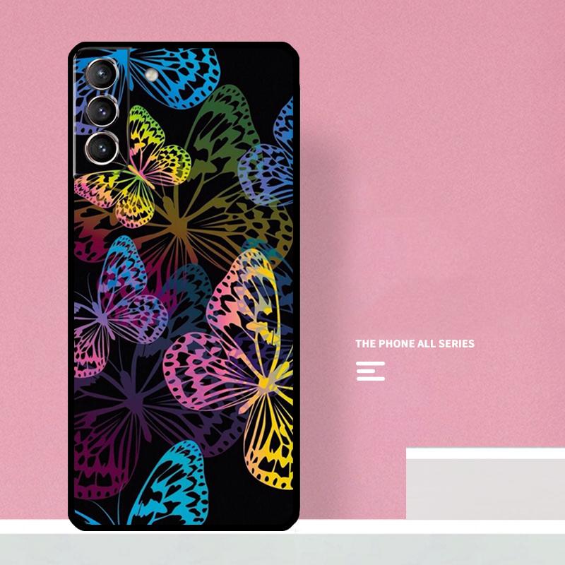 Роскошный чехол-бабочка для Samsung Galaxy S25 S26 Ultra S20 S21 S22 S23 S24 Plus S10 S25 FE Обложка Coque