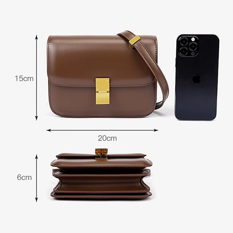 2025 New Women's PU Leather Shoulder Bag Small Square Box Bag Crossbody Tofu Purse Minimalist Luxury Bag for Women