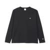 Champion Long Sleeve Crew Large Logo T-Shirt, Neck, Size, 100% Cotton, One-Point Embroidery, C3-Y428L-090-4L