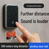 Беспроводной дверной звонок со сверхдальним радиусом действия, самопитанием, двумя приемниками и пейджером высокой громкости