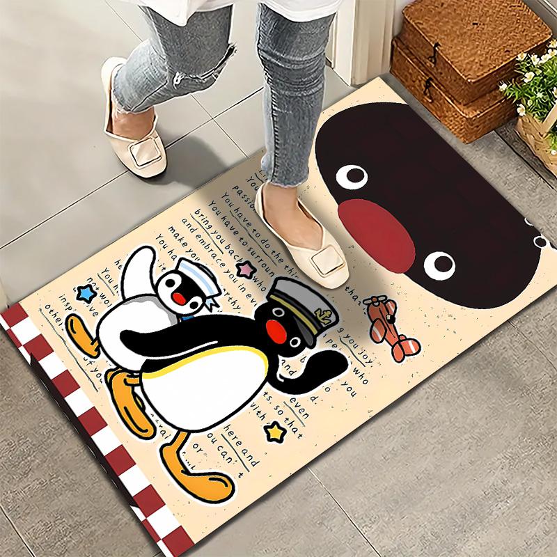 Pingu Carpet Rug For Living Room Bedroom Home Sofa Decoration Kids Play Nonslip Floor Mat
