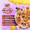 Dabur Honey Fruit & Nut Muesli with Organic Honey - 750g | With Exotic Fruits, Nuts & Berries | No Aritificial Flavours, Preservatives & Colors