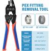 iCrimp ICP-CT02 PEX Crimp Fitting Removal Tool for Removing 1/2-in, 3/4-in, 1-in PEX Copper Crimp Rings & Stainless Steel Cinch Clamps