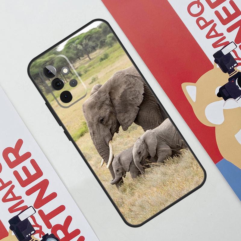 Чехол для телефона Elephant Baby Nature для Samsung Galaxy A53 A33 A23 A13 A52 A32 A22 A12 A51 A71 A14 A24 A34 A54 A21S