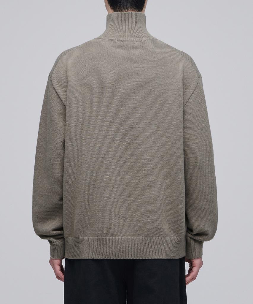 MUSINSA STANDARD Oversized Turtleneck Knit [Dusty Beige]