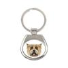 Cairn Terrier - Geometric Keychain with a Photo and the Inscription
