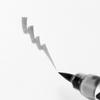 Pentel Brush Light Black XFL3L Pen, Ink,