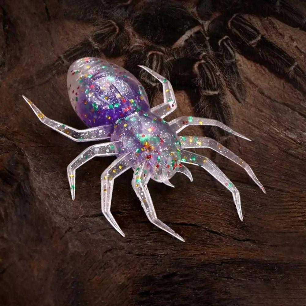 5 шт. устойчивая к укусам мягкая приманка-паук реалистичная приманка-червь искусственная мягкая приманка для рыбалки на открытом воздухе