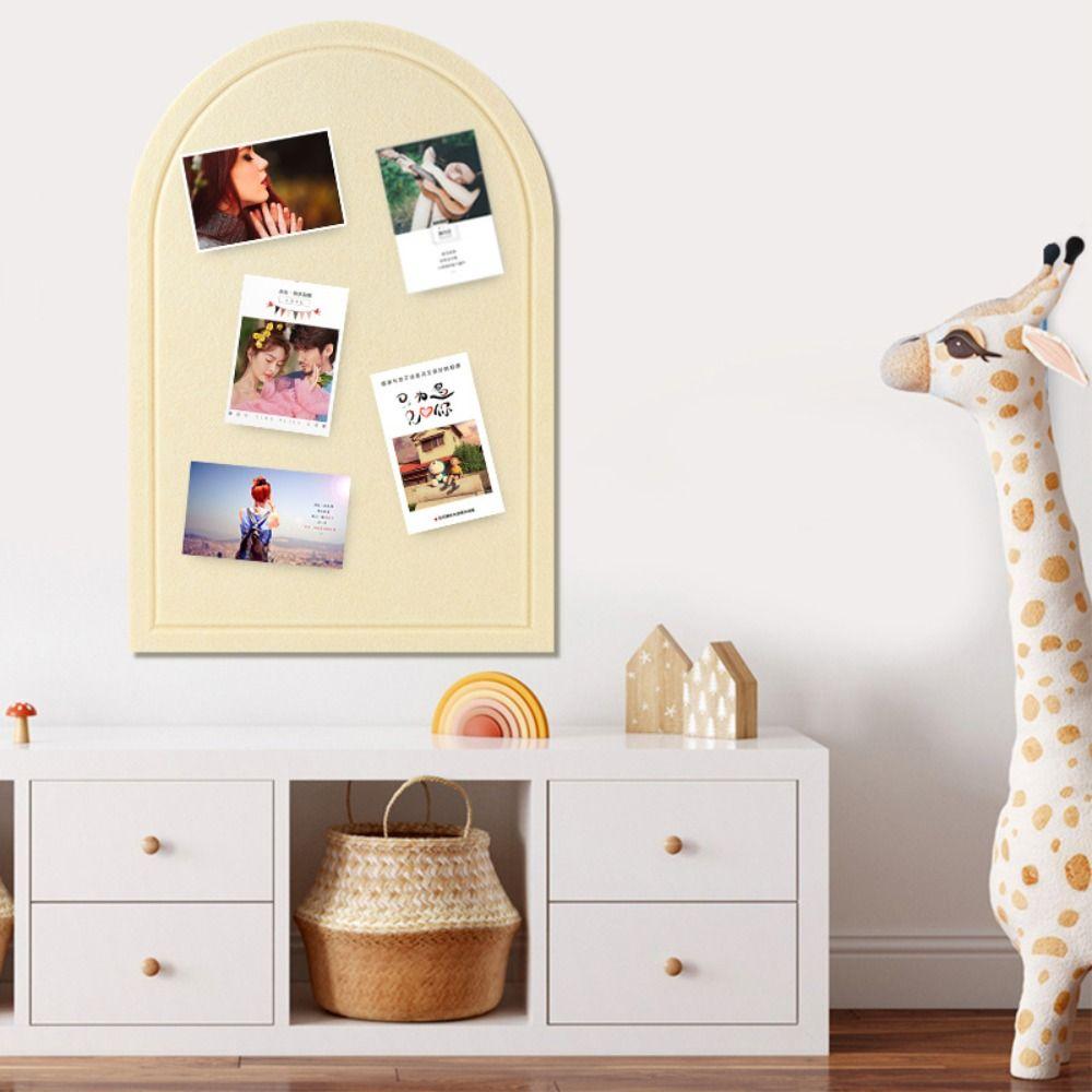 Фоновая стена Фетровая доска для объявлений Звукоизоляционная панель Доска для сообщений Скандинавская фетровая доска для кнопок Дом