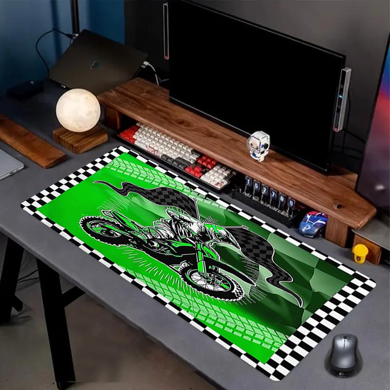 off road motorcycles Theme Mouse Pad, Non Slip Rubber Base, Multifunctional Office & Home Decor, Perfect for Workspace Personalization.