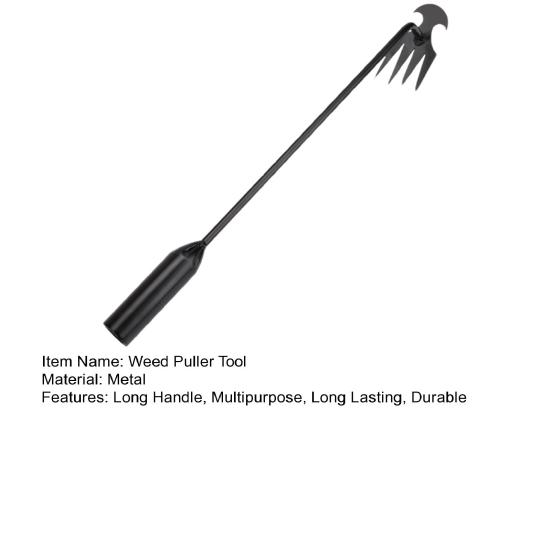 Инструмент для удаления сорняков с длинной ручкой, высокопрочный, устойчивый к коррозии, многоцелевой ручной инструмент для удаления сорняков в саду