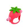 Игрушка для прорезывания зубов у детей от 0 до 24 месяцев, снимает боль в деснах с помощью прорезывателя в форме клубники, пищевого класса