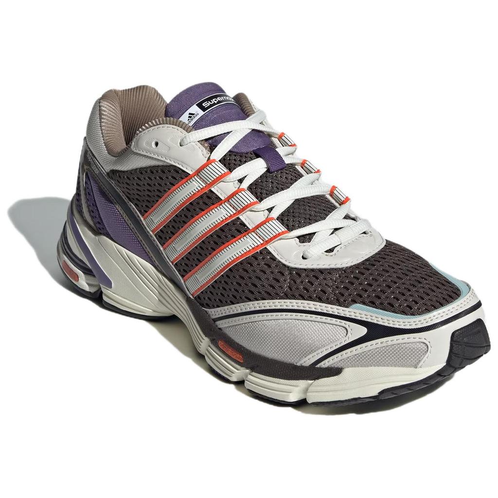 Adidas Supernova Cushion 7 Comfortable Shock Absorption Non-Slip Wear-Resistant Low-Top Casual Running Shoes Unisex Sneakers Brown Gray Purple IH5974