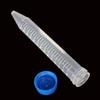 Plastic Screw Cap Graduated Marks Centrifuge Tubes Conical Bottom Plastic Bottles Transparent Tubes