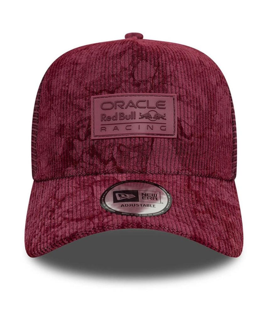 PUM'S Oracle Red Bull Racing F1 NewEra E-Frame Corduroy Trucker Cap, Red, 2025 Eurosport / 14521507