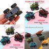 Dinosaur Pull Back Car Toy With Plastic Dinosaur Model For Kids Play And Interactive Learning