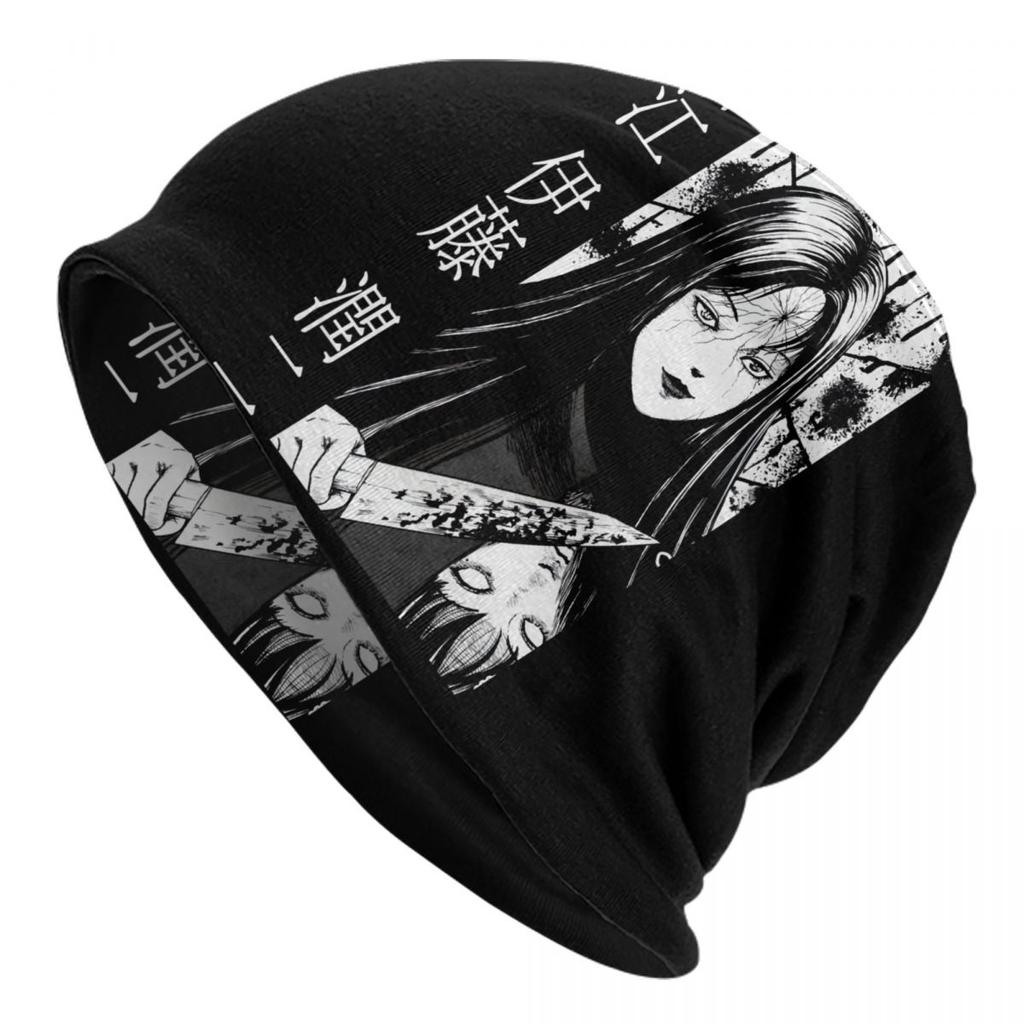 Японская манга Horor Tomie Junji Ito Skullies Шапочки Шапки Унисекс Зимняя теплая вязаная шапка Хип-хоп Капот Шапки Уличная лыжная шапка