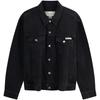 Classic Square Logo American Vintage Cotton Jacket Men Jacket Black 40TM716