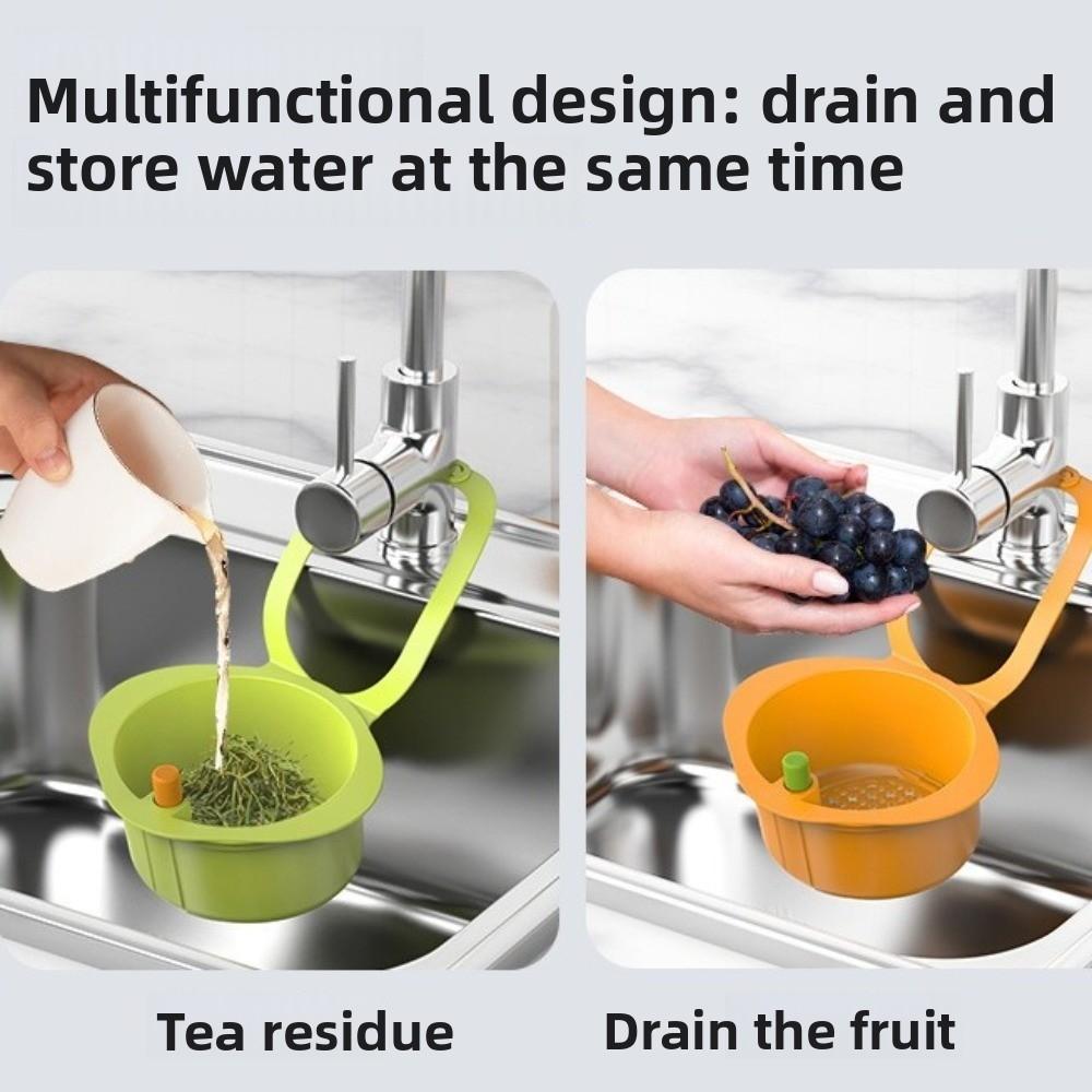 4PCS Openable Bottom Cover Sink Drain Basket Removable Kitchen Garbage Filter  Household Kitchen