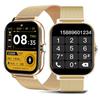 2025 New Smart Watch 1.69" Color Screen Full Touch Fitness Tracker Bluetooth Call Smart Clock Ladies Smartwatch Men Women