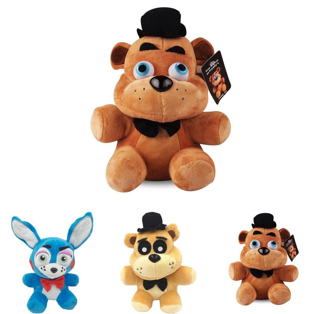 Fnaf Пять Ночей у Фредди Друзья Плюшевая Игрушка Мягкий Подарок 18/25см Желтый Коричневый Фиолетовый Синий Красный Белый