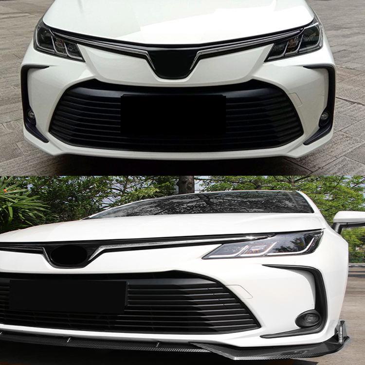Передний сплиттер Gloss Black для Toyota Corolla 2019-2020 - Модифицированный боди-кит из трех частей