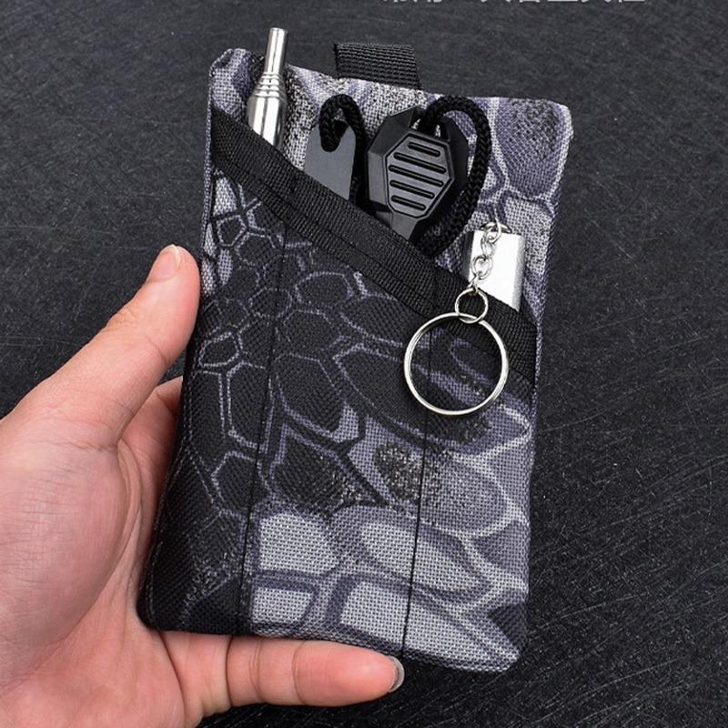 Спортивная камуфляжная поясная сумка для спорта на открытом воздухе, тактический кошелек для монет, тактический беговой портативный EDC, ручная сумка для хранения инструментов