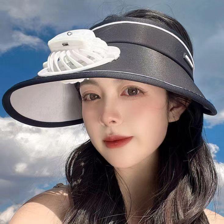 Fan Usb Charging Hat Sun Protection Cap Breathable Lightweight Outdoor Portable