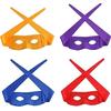 4pcs Ninja Mask For Halloween Cosplay Party Dress-up Accessories