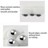 4Pcs Self Adhesive Universal Wheel 3 Beads Stainless Steel Pulley Bearing Mute For Household Storage Box Bedside Table