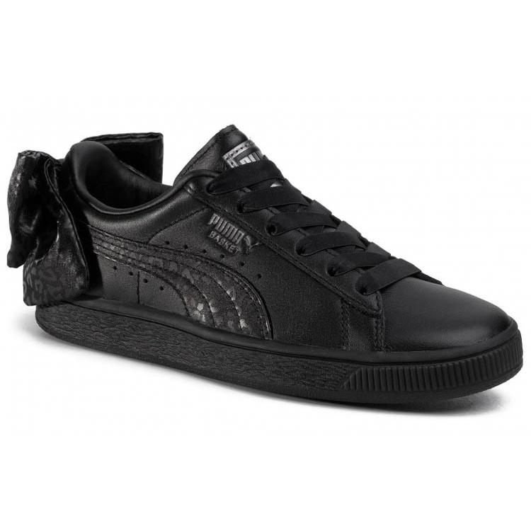 (WMNS) PUMA Basket 'Bow - Black Leopard' Women's 367828-02