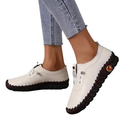 Кроссовки женские туфли лоферы на шнуровке кожаные плоские туфли новинка весна 2024 повседневная удобная обувь для мам Mujer Zapatos обувь для женщин