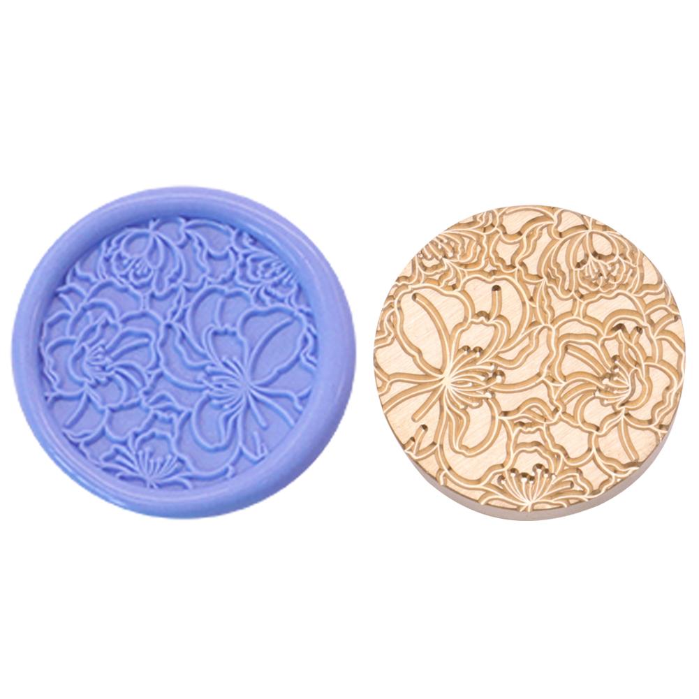 25 мм печать медная голова 3D рельефная круглая форма огненная краска медная голова DIY ручной учетный пригласительный конверт для подарка Скрапбукинг