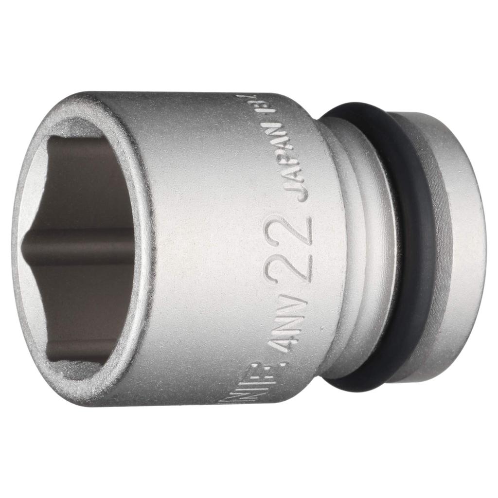 TONE Impact Socket Drive Angle Width Across Flats 22mm 4NV-22 12.7mm (1/2")